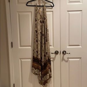 Snakeskin maxi sundress